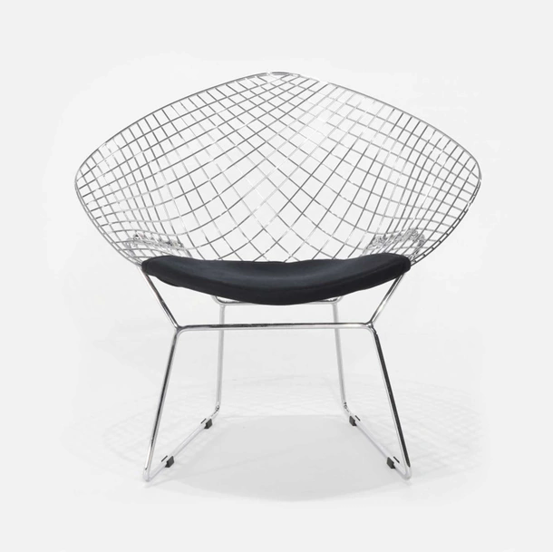 Poltroncina Asia in tondino di metallo di Sigerico