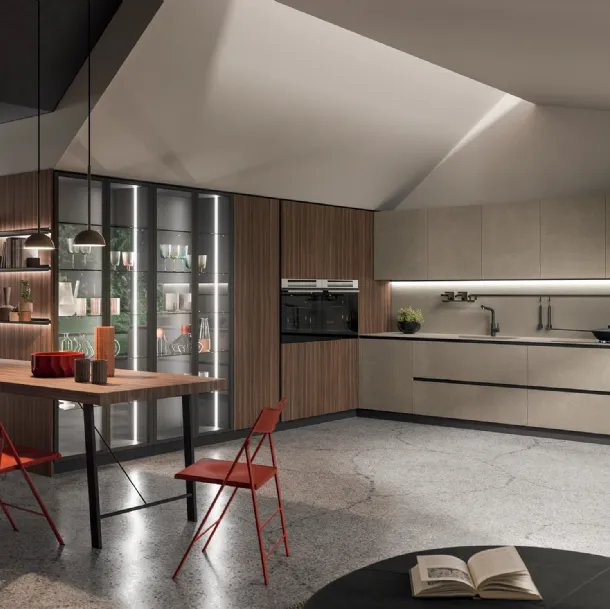 Cucina Moderna angolare Twenty Moderno 05 di Astra