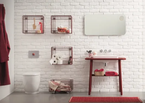 Mobile bagno con Pensili in Metallo