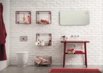 Mobile bagno con Pensili in Metallo