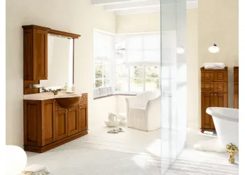 Mobile Bagno in Legno di Noce
