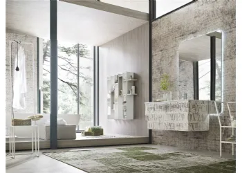 Mobile Bagno Laccato Decorato