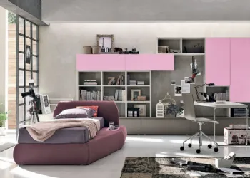 Cameretta con Letto Imbottito