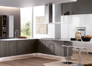 Cucina con Isola Angolare