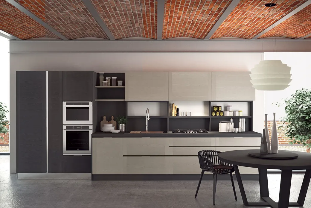 Cucina Impiallacciato Frassino
