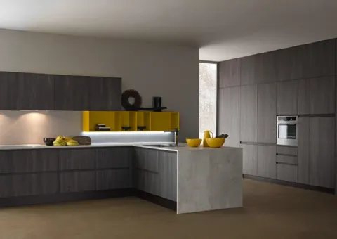 Cucina in Termostrutturato Effetto Legno