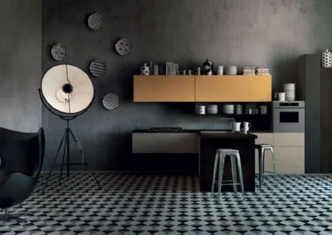 Cucina Moderna Laccato Opaco