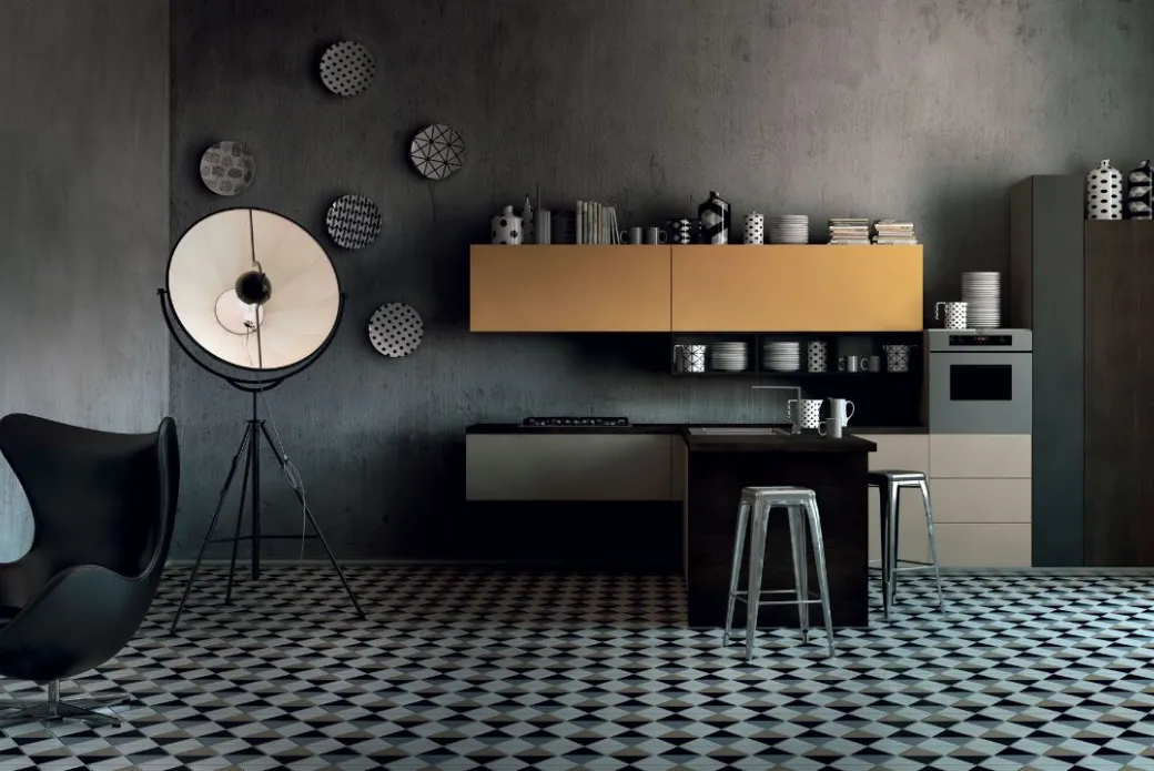 Cucina Moderna Laccato Opaco