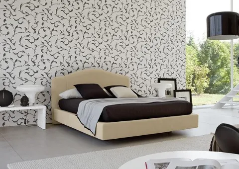 Letto con Struttura in Legno 