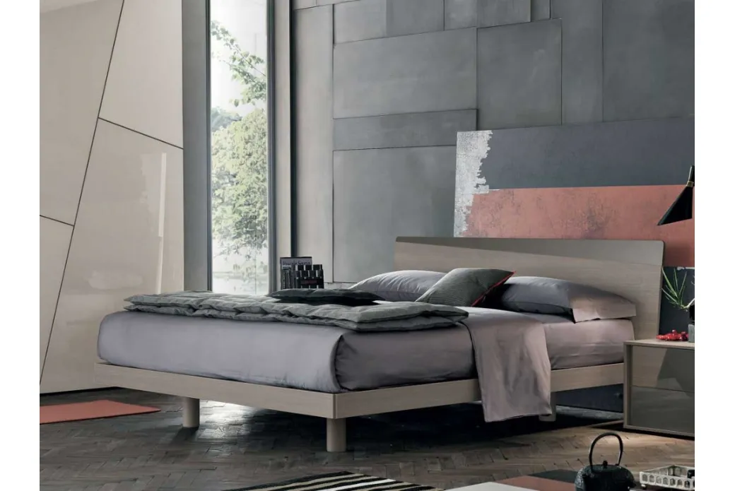 Letto in Materico Frassino 