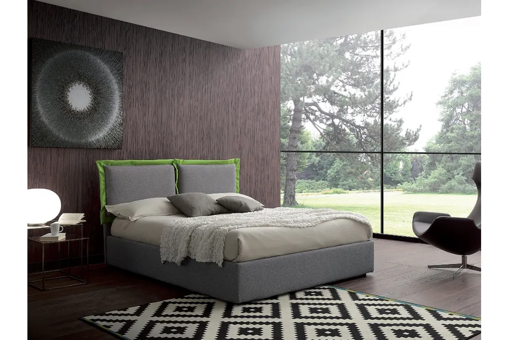 Letto in Tessuto Sfoderabile