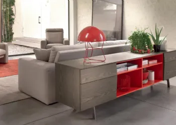 Madia Laccato Opaco e Legno