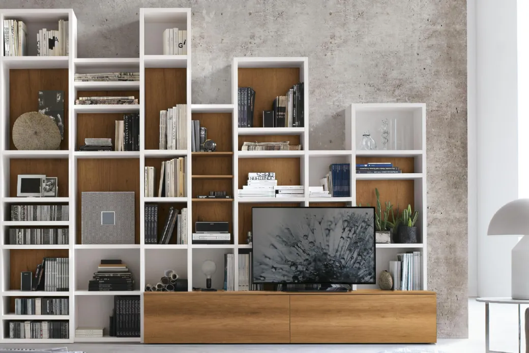 Libreria con Pannetto Tv 