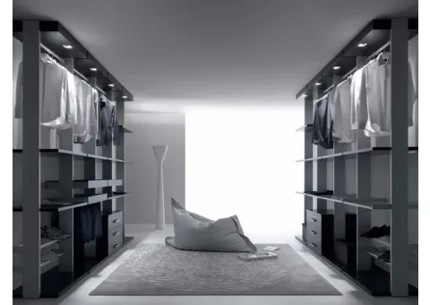 Cabina Armadio in Alluminio Anodizzato