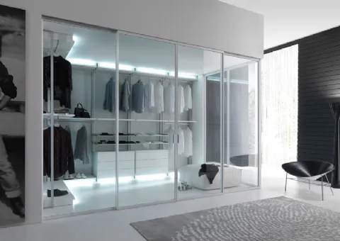 Cabina Armadio con Fissaggio a Boiserie