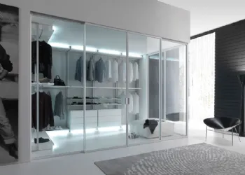 Cabina Armadio con Fissaggio a Boiserie