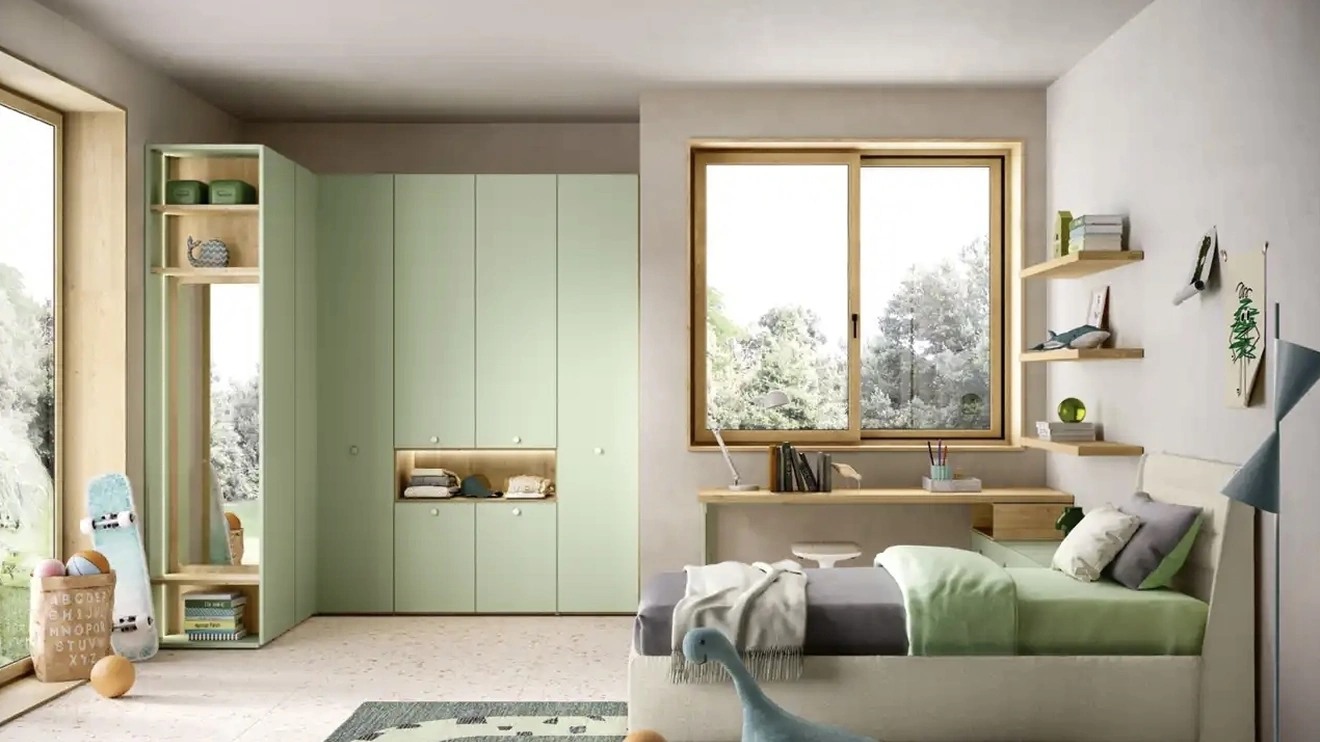 Cameretta componibile K117 di Moretti Compact Camerette