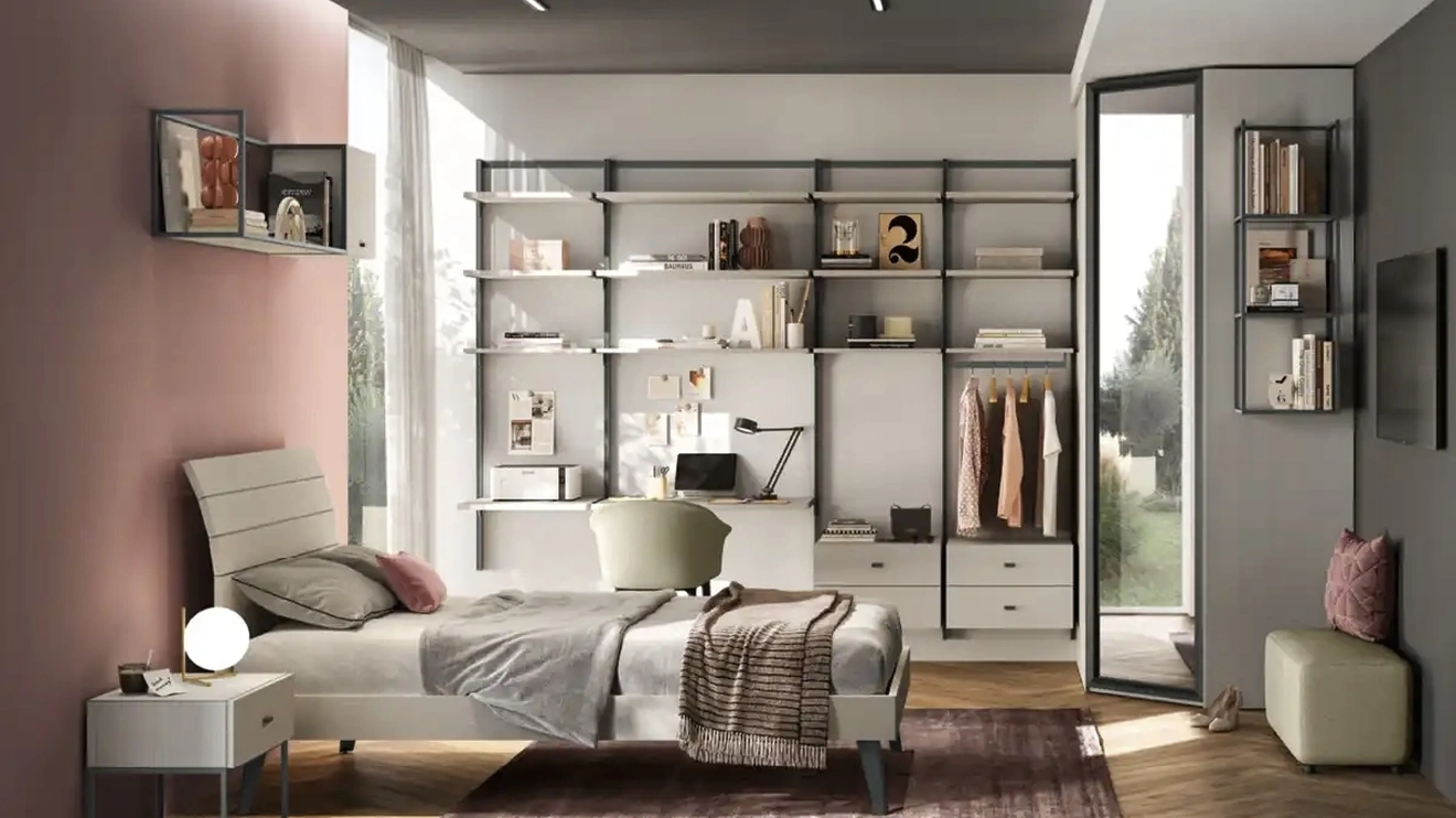 Cameretta componibile Y105 di Moretti Compact Camerette