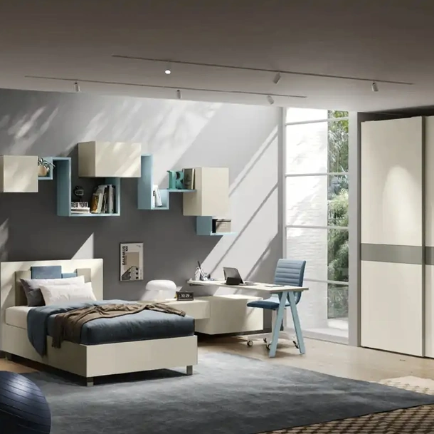 Cameretta per ragazzi Y118 di Moretti Compact Camerette