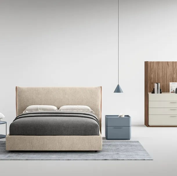 Letto con box contenitore Bilbao di Cinquepuntozero