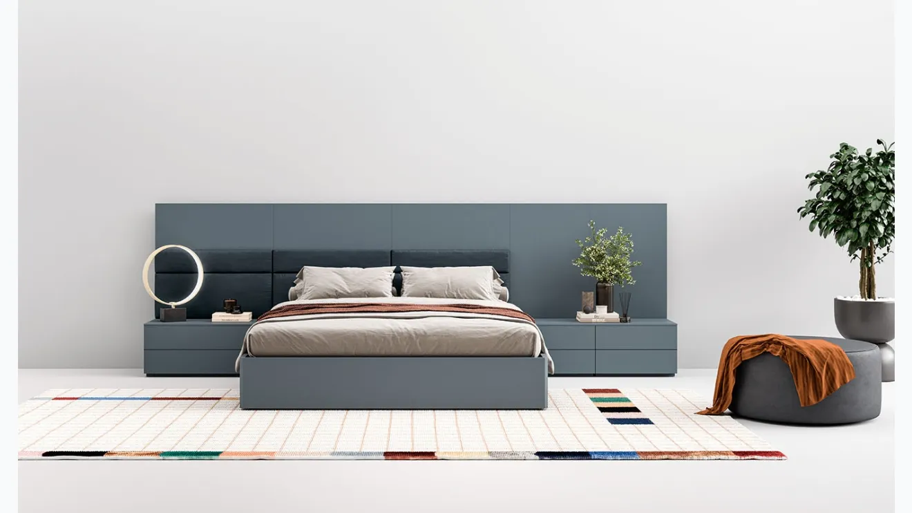 Letto Boiserie con Contenitore di Cinquepuntozero