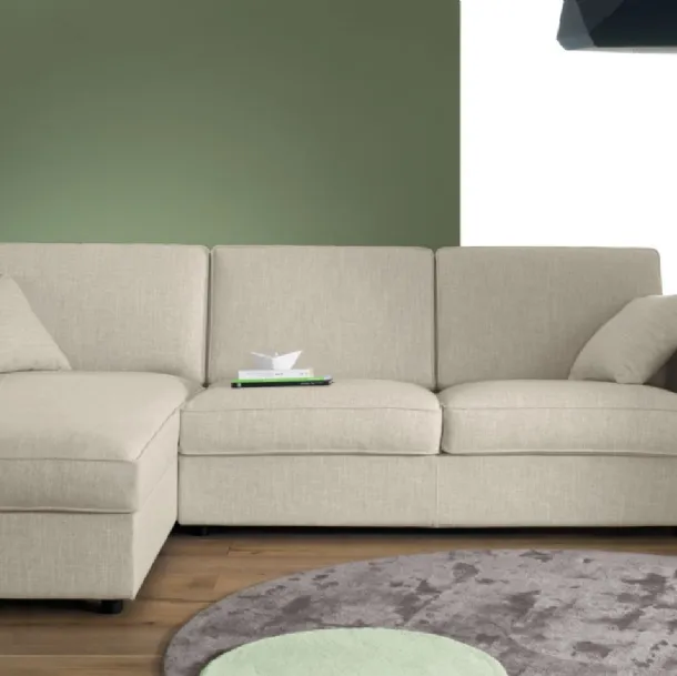 Divano Letto con penisola Alope di Gienne