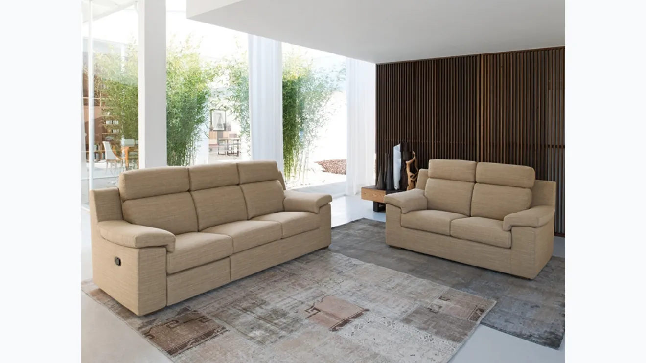 Divano relax lineare Bob di Rigosalotti