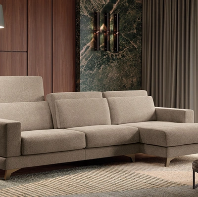 Divano con penisola Lift di Rigosalotti