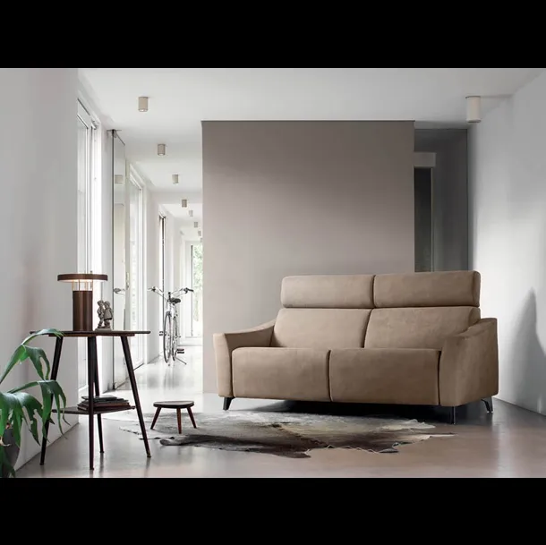 Divano relax lineare Rikkò di Rigosalotti