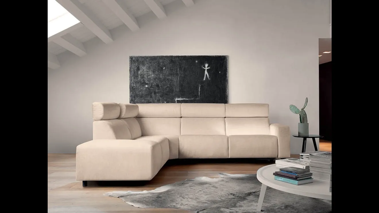 Divano relax angolare Rikkò di Rigosalotti