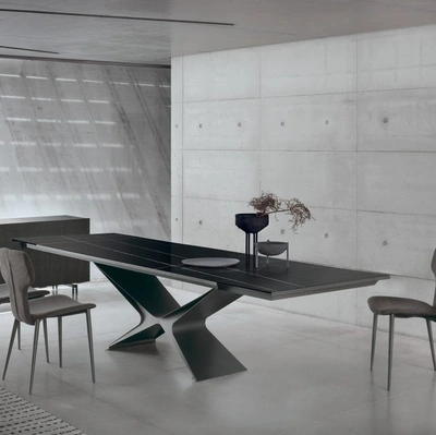 Tavolo allungabile Baltik Glass Decor di Sedit