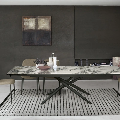 Tavolo allungabile Tiffany Glass Decor di Sedit