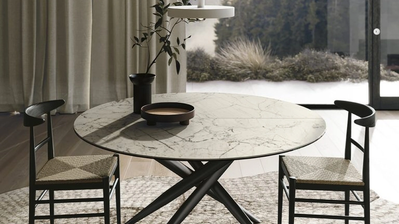 Tavolo allungabile Tiffany Round di Sedit