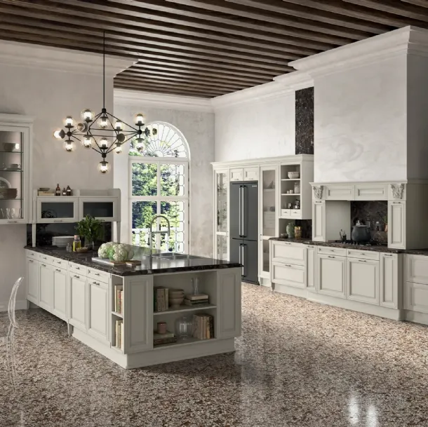 Cucina Classica con penisola Pegaso Elite 03 di Astra
