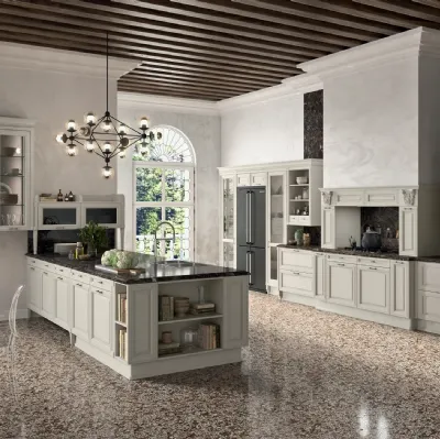 Cucina Classica con penisola Pegaso Elite 03 di Astra