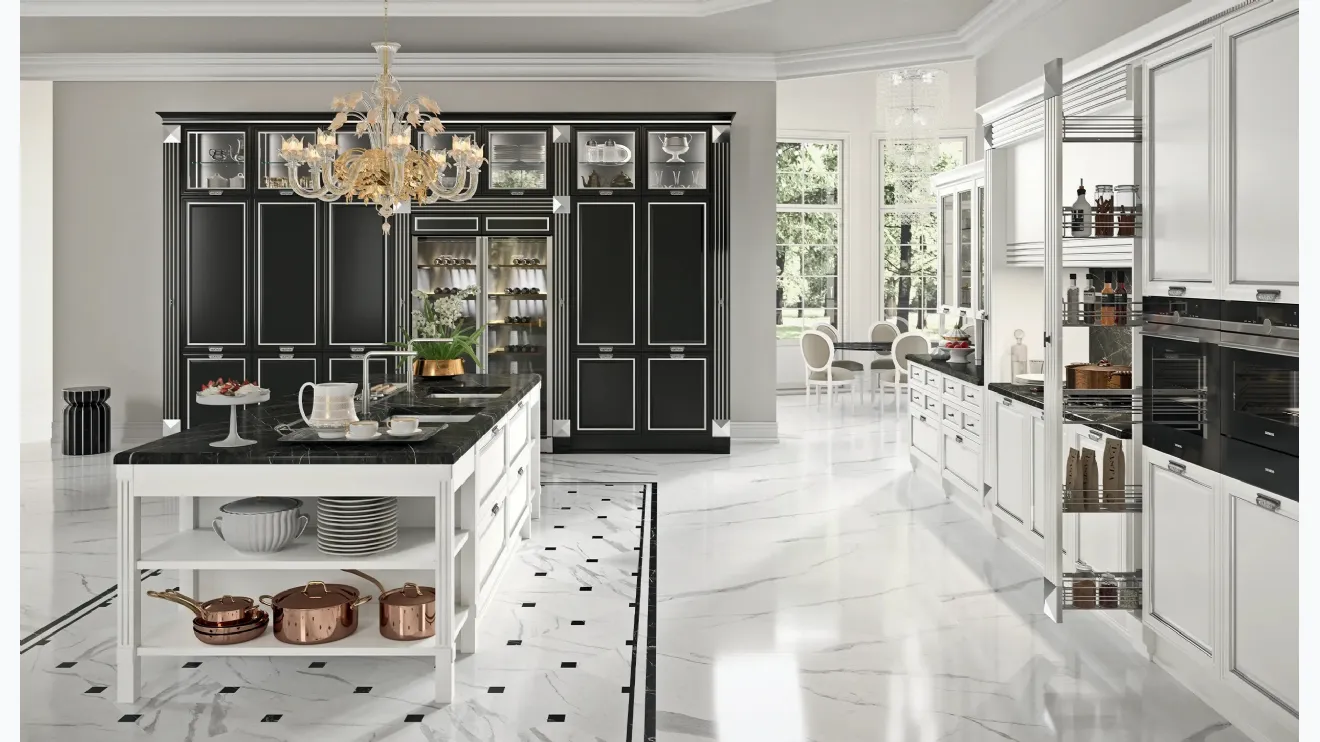Cucina Classica con isola Pegaso Elite 05 di Astra