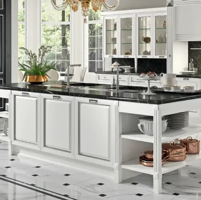 Cucina Classica con isola Pegaso Elite 05 di Astra