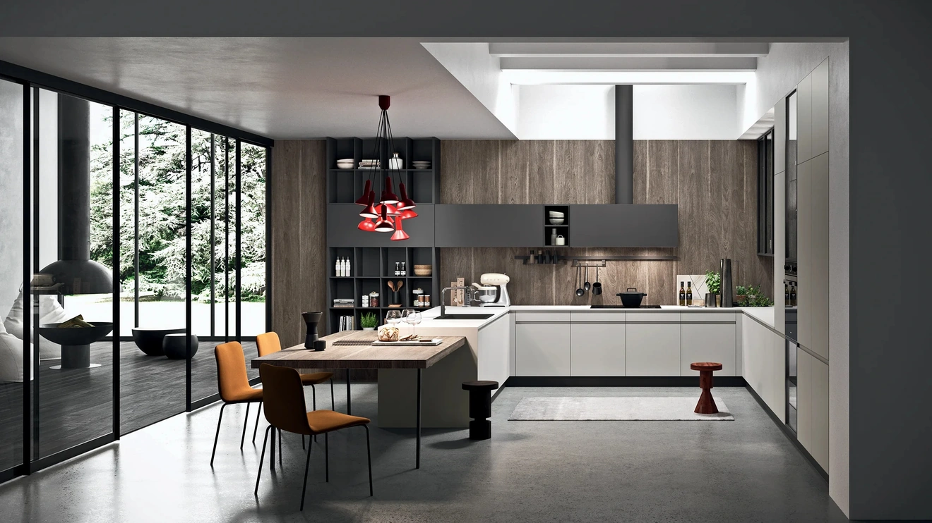 Cucina Moderna Line Moderno 19 di Astra