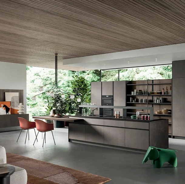 Cucina Moderna con isola Twenty Moderno 09 di Astra