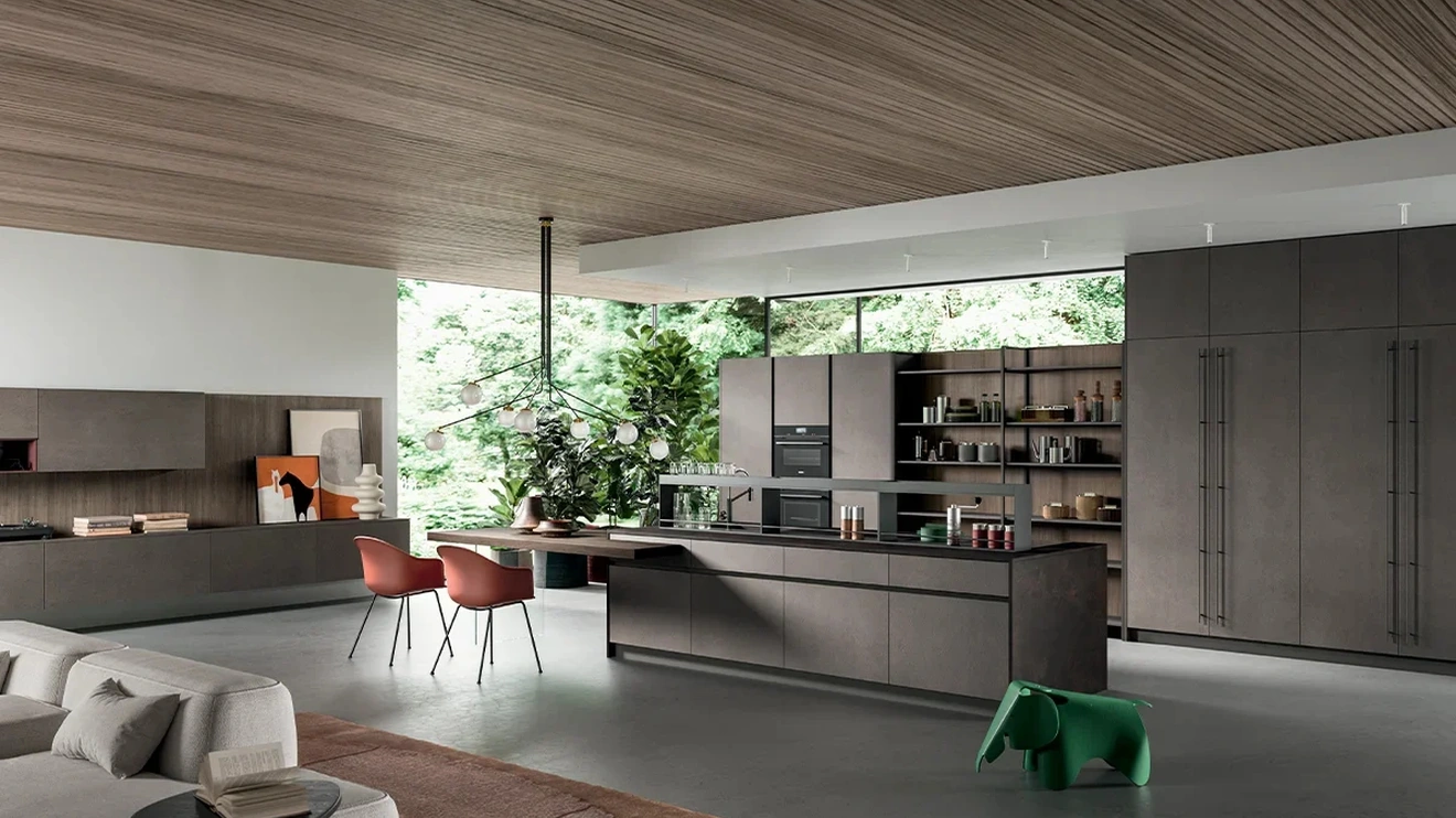 Cucina Moderna con isola Twenty Moderno 09 di Astra