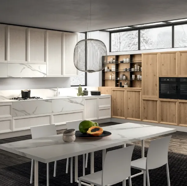 Cucina Moderna angolare Atelier Contemporaneo 02 di Astra