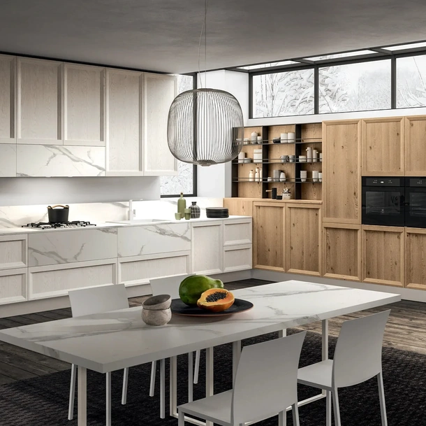 Cucina Moderna angolare Atelier Contemporaneo 03 di Astra