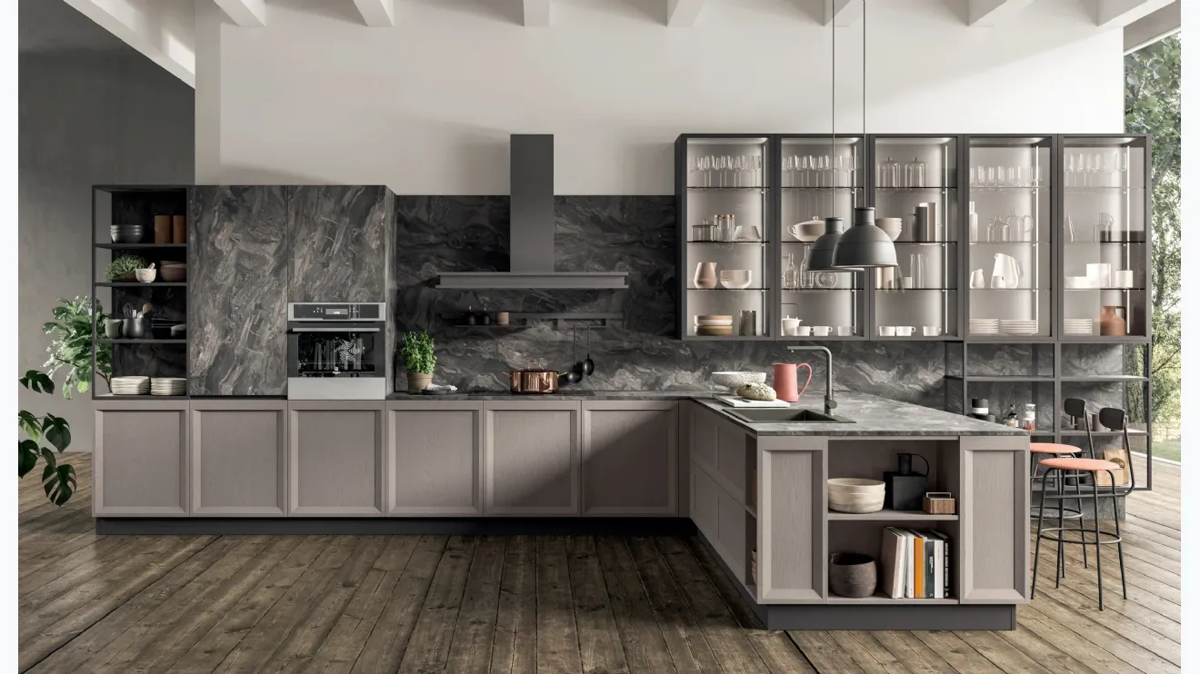 Cucina Moderna Atelier Industrial 07 di Astra