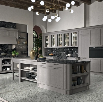 Cucina Moderna con isola California Elite 03 di Astra