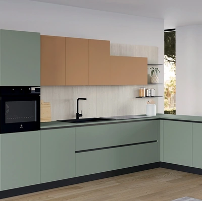 Cucina Moderna con penisola Chef 01 di Astra