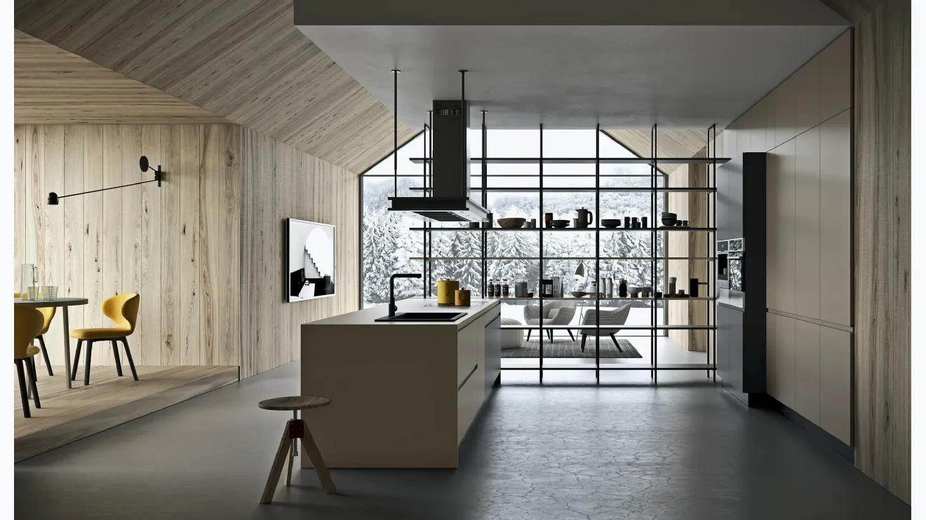 Cucina Moderna Line Moderno 16 di Astra