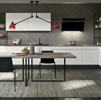 Cucina Moderna angolare Line Moderno 19 di Astra