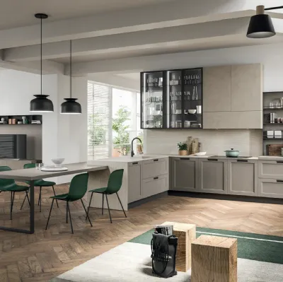 Cucina Moderna in laccato a poro aperto Old Line Moderno 20 di Astra