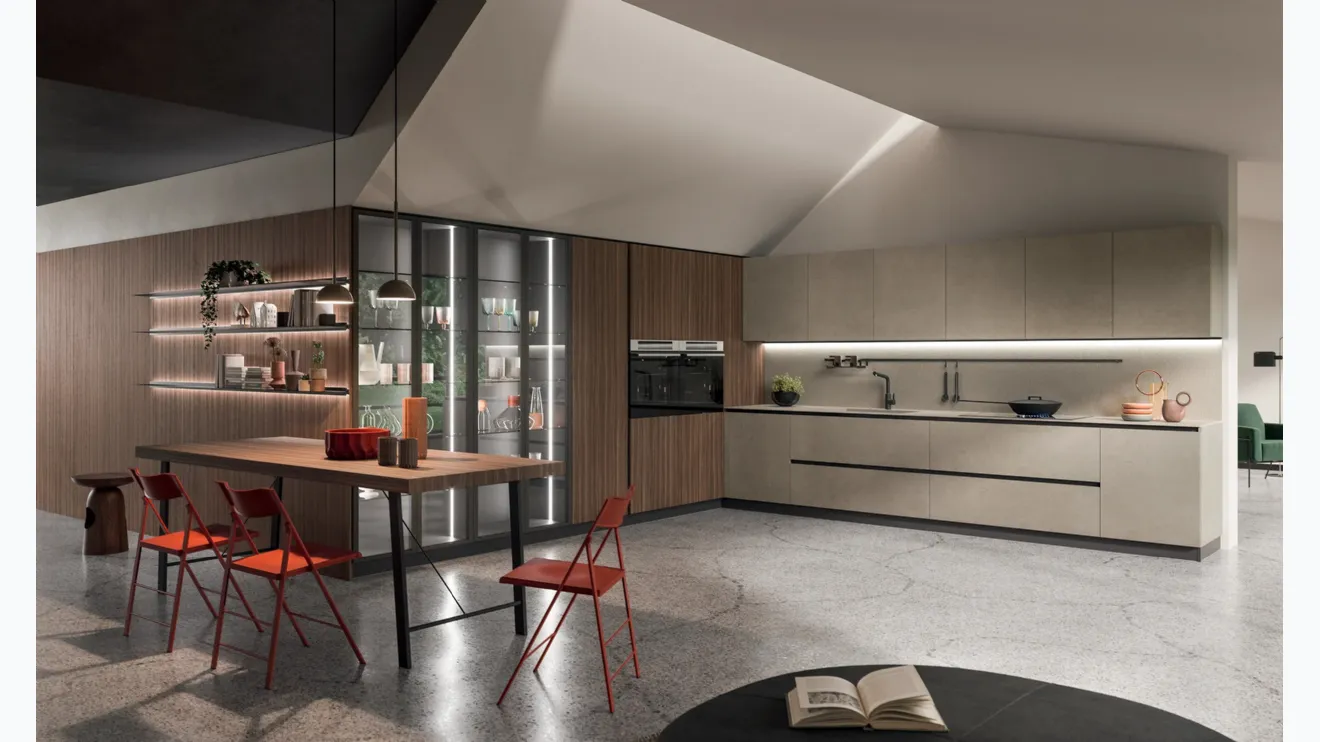 Cucina Moderna angolare Twenty Moderno 05 di Astra